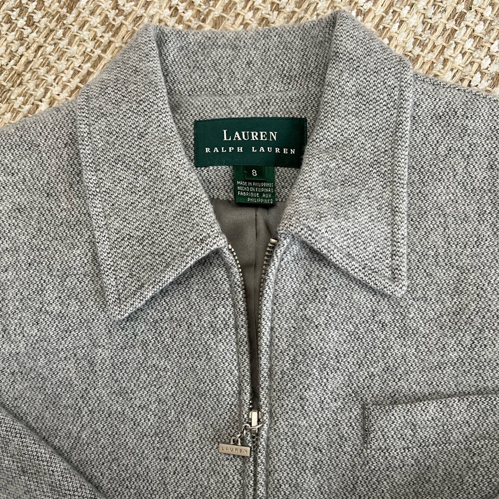 Ralph Lauren Gray Blazer Size 8